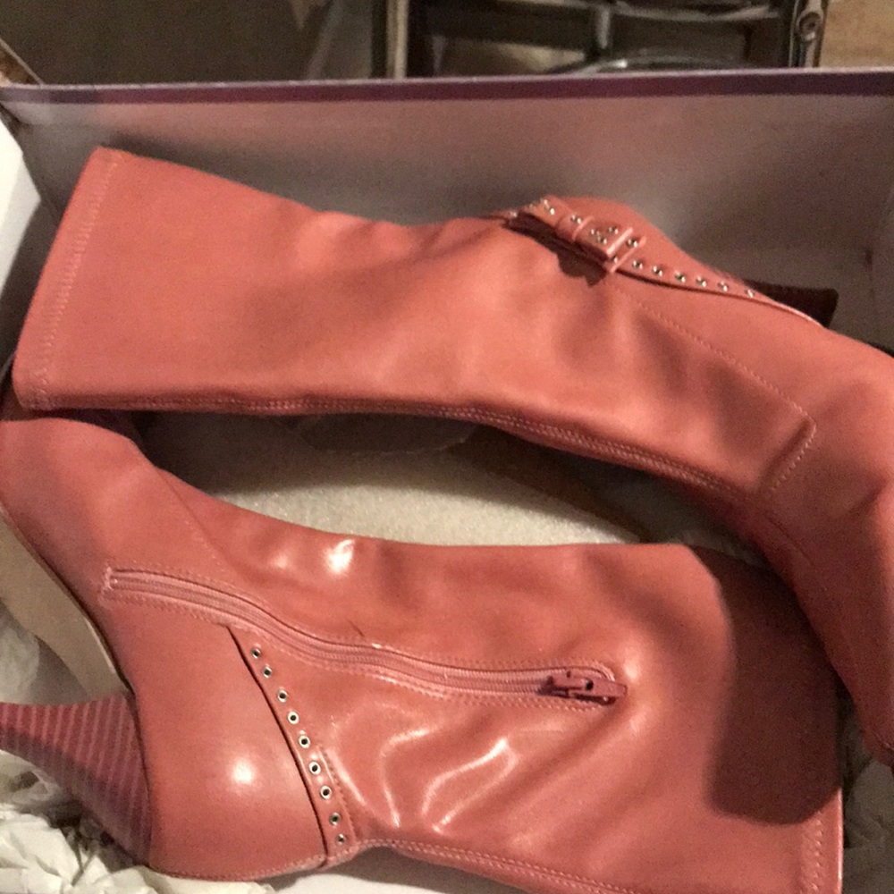 Pink boots